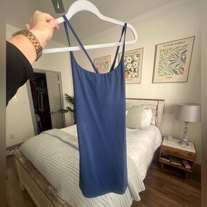 Halara SoftlyZero Plush Backless Active Dress-Longer Length-Easy Peezy Edition